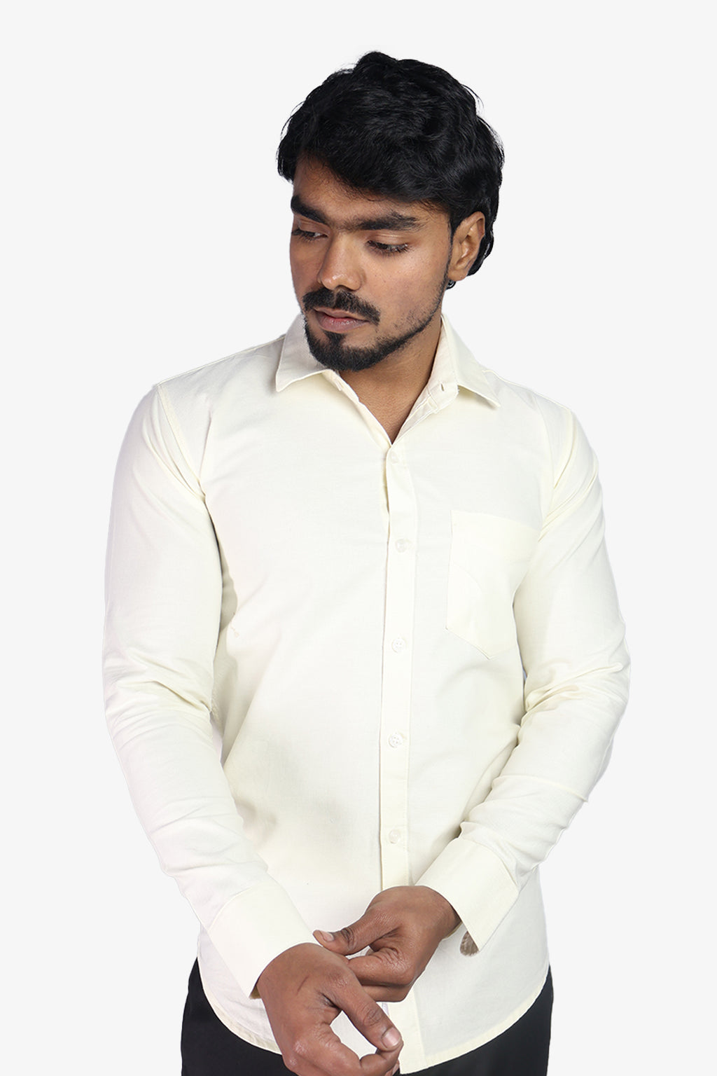 ORD YELLOW | SLIM FIT PREMIUM POLO NECK CASUAL SHIRT | ORIGENS