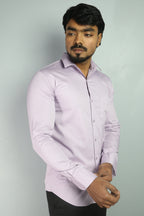 TWEE  S LIGHT MAGENTA PINK | SLIM FIT PREMIUM POLO NECK CASUAL SHIRT | ORIGENS