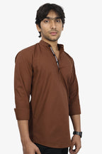 LUKE BROWN | SLIM FIT PREMIUM MANDARIN COLLAR CASUAL SHIRT | ORIGENS