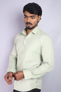 LIN  S PISTA | SLIM FIT PREMIUM POLO NECK CASUAL SHIRT | ORIGENS