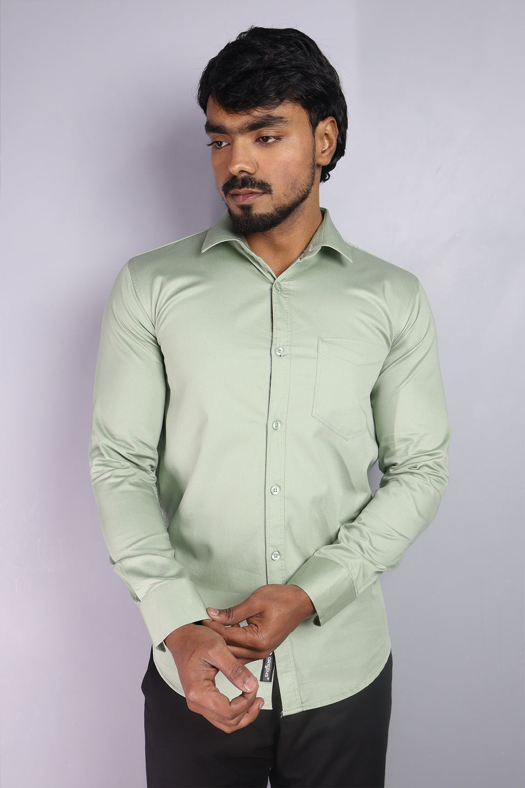 TWEE PISTA | SLIM FIT PREMIUM POLO NECK CASUAL SHIRT | ORIGENS