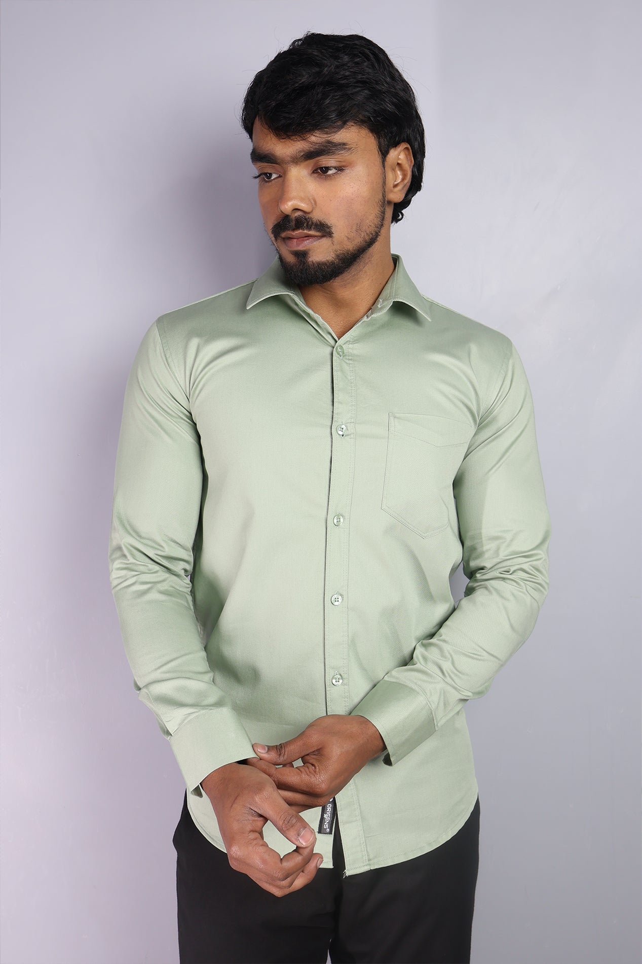TWEE  S PISTA | SLIM FIT PREMIUM POLO NECK CASUAL SHIRT | ORIGENS