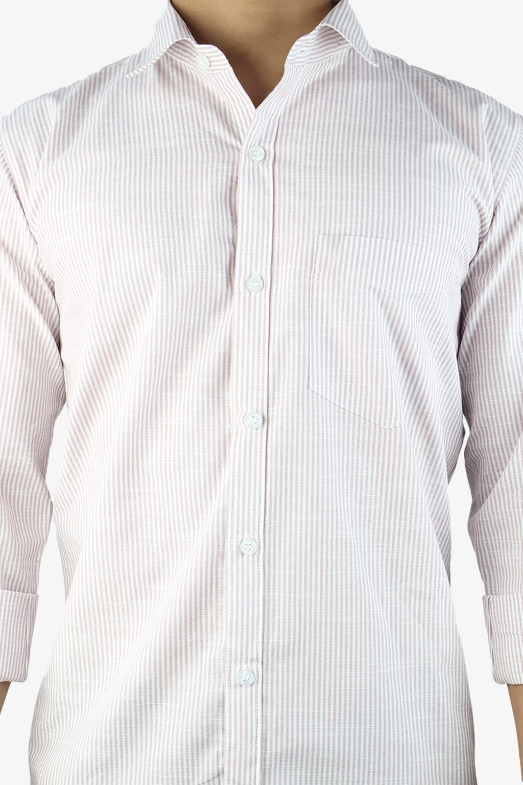 LINL 2 PINK | SLIM FIT PREMIUM POLO NECK CASUAL SHIRT | ORIGENS