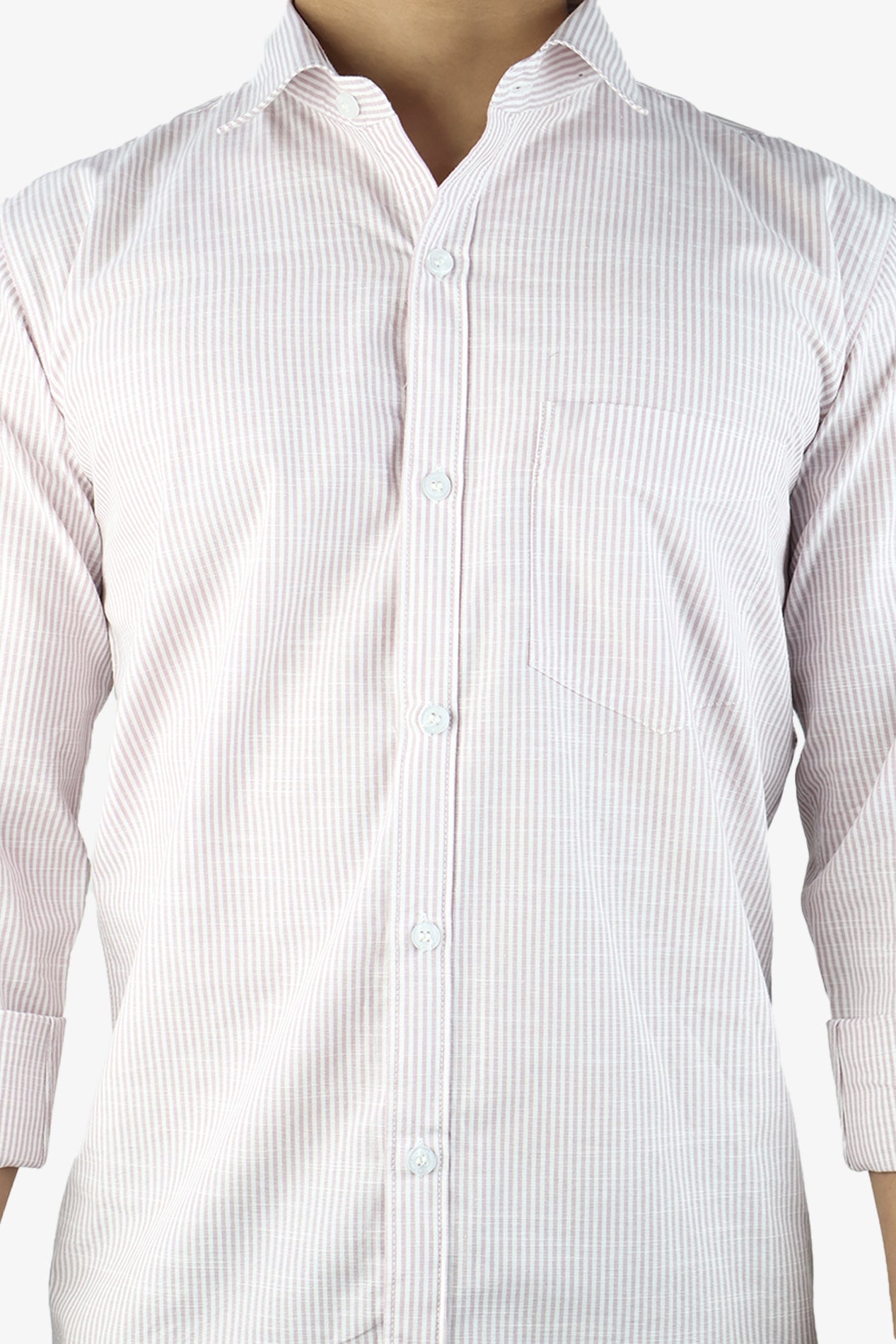 LINL 2 PINK | SLIM FIT PREMIUM POLO NECK CASUAL SHIRT | ORIGENS