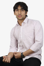 LINL 2 PINK | SLIM FIT PREMIUM POLO NECK CASUAL SHIRT | ORIGENS