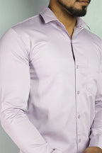 TWEE  S LIGHT MAGENTA PINK | SLIM FIT PREMIUM POLO NECK CASUAL SHIRT | ORIGENS