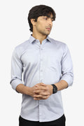 STAN  S LIGHT GRAY | SLIM FIT PREMIUM POLO NECK CASUAL SHIRT | ORIGENS